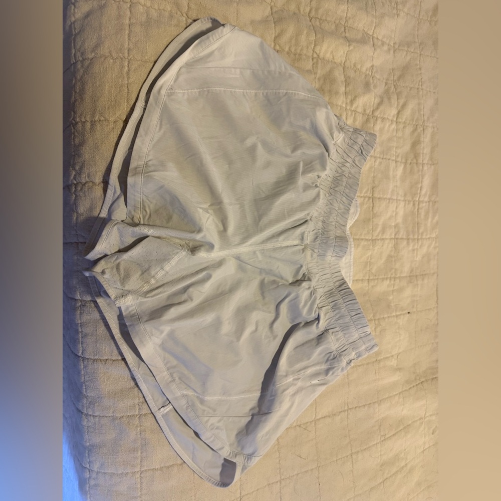 White Lululemon Shorts, Size 12
